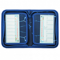 Пенал BRAUBERG, 1 отделение, 2 откидные планки, полиэстер, 21х14 см, Digital lava, 272320