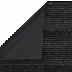 Коврик придверный 50х80 см, ЧЕРНЫЙ, влаго-грязезащитный, 450 г/м2, ребристый, PRIMILA (ПРИМИЛА) EXTRA, 701028