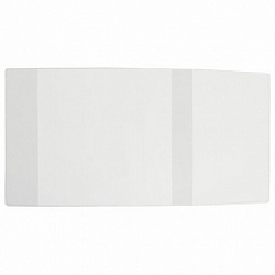 Обложка ПП со штрихкодом для рабочих тетрадей и прописей, 70 мкм, 220х460 мм, универсальная, прозрачная, ПИФАГОР, 229345