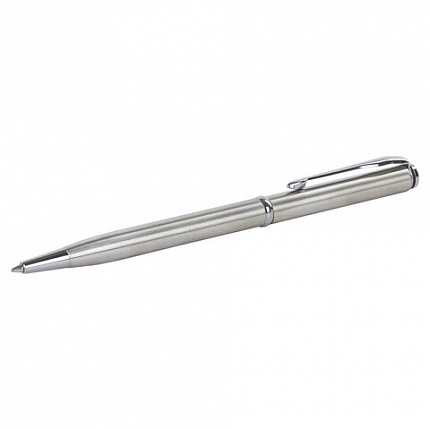 Ручка подарочная шариковая GALANT "Arrow Chrome", корпус серебристый, хромированные детали, пишущий узел 0,7 мм, синяя, 140408