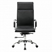 Кресло офисное BRABIX "Cube EX-523", экокожа, хром, черное, 531946