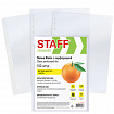 Папки-файлы перфорированные А4 STAFF ЭКОНОМ, КОМПЛЕКТ 100 шт., матовые, 35 мкм, 273004
