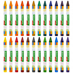 Восковые мелки BRAUBERG KIDS, НАБОР 24 цвета, 271697
