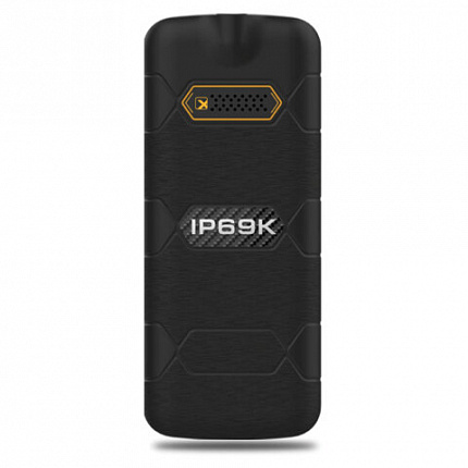 Телефон мобильный TEXET TM-524R, 2 SIM, 2,4", microSD, FM, MP3, IP69K, фонарик, черный, 127319