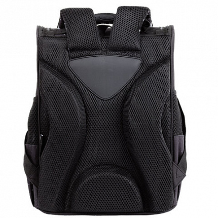 Ранец ПИФАГОР BASIC, 1 отделение, 3 кармана, эргономичная спинка, "Space invader", 35х28х18 см, 273140