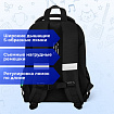 Ранец BRAUBERG KIDS START, 1 отделение, 2 кармана, "Темная машина", 35х26х13 см, 273151
