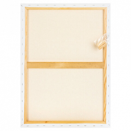 Холст на подрамнике BRAUBERG ART DEBUT, 50х70 см, 280 г/м2, грунт, 100% хлопок, мелкое зерно, 191646