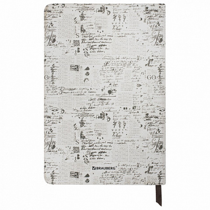 Ежедневник учителя специализированный А5 (215х145 мм) BRAUBERG, 144 л., кожзам, "Old paper", 112710