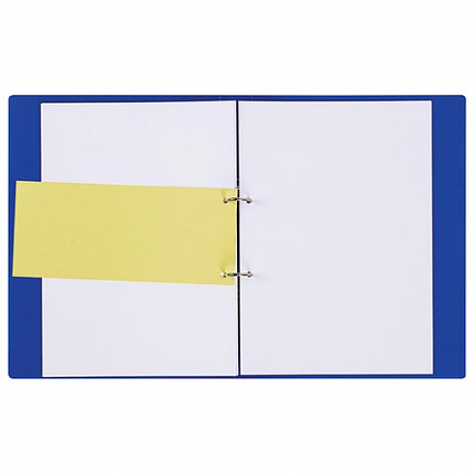 Разделители листов (полосы 240х105 мм) картонные, КОМПЛЕКТ 100 штук, желтые, BRAUBERG, 223972