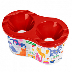 Стакан-непроливайка двойной с рисунком, ассорти, BRAUBERG KIDS, 192740