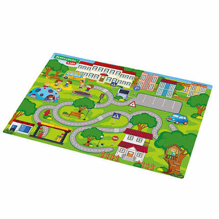 Настольное покрытие BRAUBERG KIDS, А3+, пластик, 46x33 см, "Лабиринт", 273620