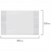 Обложки ПВХ для тетрадей и дневников, КОМПЛЕКТ 15 шт., ПЛОТНЫЕ, 100 мкм, 210х350 мм, прозрачные, ПИФАГОР, 227478