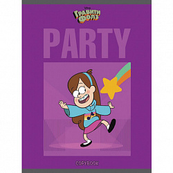 Тетрадь А5, 48 л., HATBER, скоба, клетка, обложка картон, "Гравити Фолз" (микс в спайке), 068737, 48Т5В1