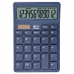 Калькулятор настольный BRAUBERG CH-12-BU (153х103 мм), 12 разрядов, двойное питание, синий, 272959