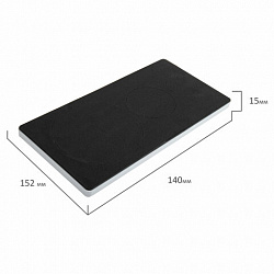 Нож для вырубки "Круги" для Машинки для вырубки ОС-5, 15х30 см, сталь, ОСТРОВ СОКРОВИЩ, 663836, 867-006