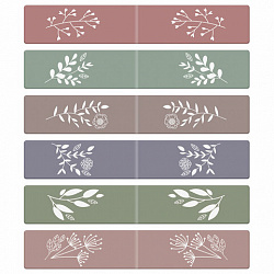 Закладки для книг МАГНИТНЫЕ, "АССОРТИ 5 ДИЗАЙНОВ ABSTRACTION", 6 штук, 60x20 мм, FUNSTER (ФАНСТЕР), 116653