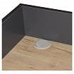 Стол на металлокаркасе BRABIX "LOFT CD-007", 800х500х840 мм, органайзер, комбинированный, 641227
