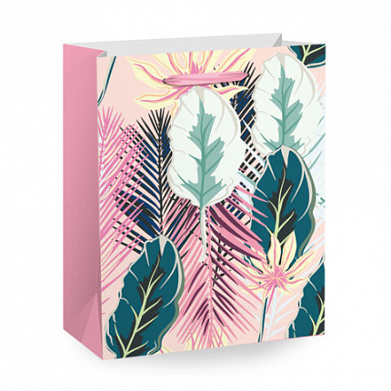 Пакет подарочный (1 штука) 18х10х23см (M) "Kraft For Woman", ассорти, глиттер, фольга, ЗОЛОТАЯ СКАЗКА, 700805