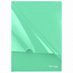 Папка-уголок жесткая, непрозрачная, А4, цвет мятный, 0,15 мм, BRAUBERG PASTEL, 272892
