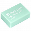 Ластики BRAUBERG "Pastel Soft" НАБОР 12 шт., размер ластика 31х20х10 мм, экологичный ПВХ, 229598