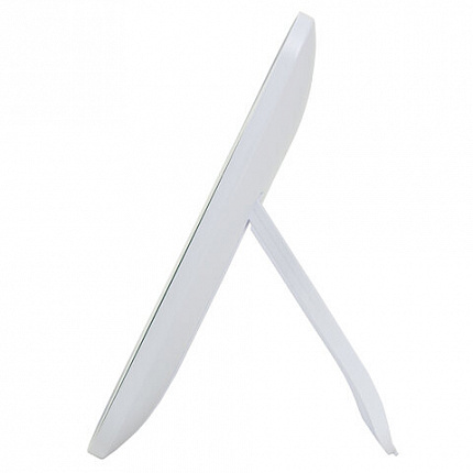 Зеркало настольное с LED-подсветкой для макияжа, 24х17 см, 3 режима свечения, аккумулятор 800 mAh, цвет белый, WBZ (ВБЗ), 609333