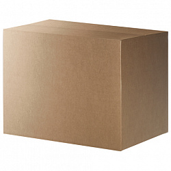 Гофрокороб, длина 600 мм х ширина 400 мм х высота 400 мм, марка Т24, профиль С, FEFCO 0201 / ГОСТ, исполнение А