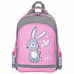 Рюкзак ПИФАГОР SCHOOL, 1 отделение, 3 кармана, "Adorable bunny", 38x28х14 см, 270654