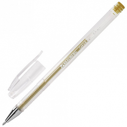 Ручки гелевые BRAUBERG "Jet", НАБОР 6 ЦВЕТОВ, МЕТАЛЛИК, узел 0,7 мм, линия письма 0,5 мм, 141029