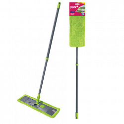 Швабра КОМПЛЕКТ черенок 72-130 см + флаундер + МОП микрофибра (ТИП К), еврорезьба, YORK "Classic", 81080