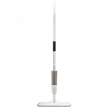 Швабра с распылителем UltraSpray Z, 2 насадки из микрофибры с плоским ворсом, скребок, LAIMA, 609145