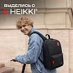 Рюкзак HEIKKI ENERGETIC (ХЕЙКИ) универсальный, эргономичный, "Mask", черный, 43х30х16 см, 272533
