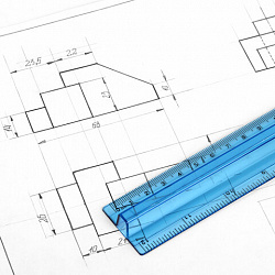 Линейка пластиковая 30 см, BRAUBERG, с держателем, прозрачная, неоновая, ассорти, 210843