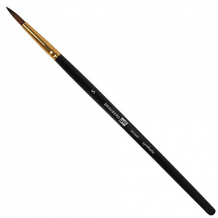 Кисти художественные набор 12 шт, синтетика, № 1-12, BRAUBERG ART DEBUT, 201049