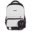 Рюкзак SNOOBAG (СНУБЭГ) PROACTIVE с кошельком, 2 отделения, Wink, черно-бежевый, 40х29х17 см, 274447