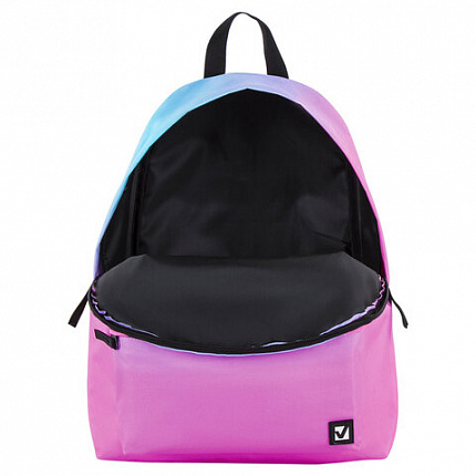 Рюкзак BRAUBERG СИТИ-ФОРМАТ универсальный, "Gradient", розовый, 41х32х14 см, 228849