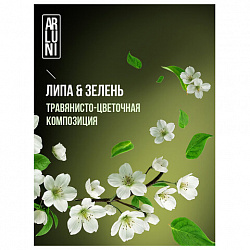 Освежитель воздуха аэрозольный 300мл ARLUNI "Липа и зелень", устранение неприятных за