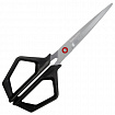 Ножницы BRAUBERG "Super black" 170 мм, черные, 3-сторонняя заточка, ручки из ABS-пластика, 238854