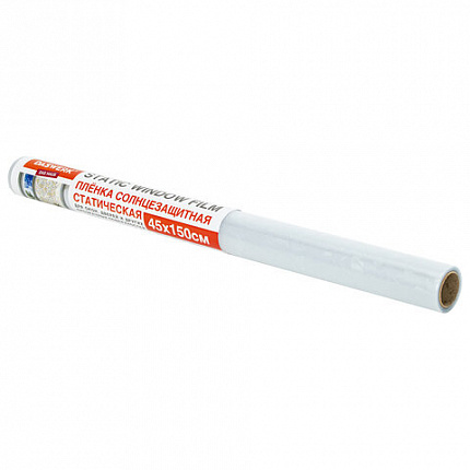 Пленка на окно самоклеящаяся статическая БЕЗ КЛЕЯ, солнцезащитная, 45х150 см, "Витраж", DASWERK (ДАСВЕРК), 607968