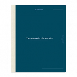 Тетрадь А5 96 л. BRAUBERG, на сшивке с корешком, клетка, обложка картон, "Vintage", 405290