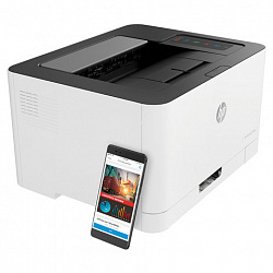 Принтер лазерный ЦВЕТНОЙ HP Color Laser 150nw А4, 18 стр./мин., 20000 стр./мес., Wi-Fi, сетевая карта, 4ZB95A