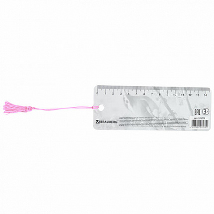 Закладка для книг 3D, BRAUBERG, объемная, "Птичка на ветке", с декоративным шнурком-завязкой, 125773