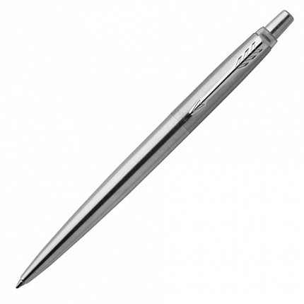 Ручка гелевая PARKER "Jotter Stainless Steel CT", корпус серебристый, детали из нержавеющей стали, черная, 2020646
