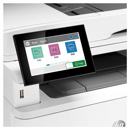 МФУ лазерное HP LaserJet Enterprise M430f "4 в 1", А4, 38 стр./мин, 100 000 стр./мес., ДУПЛЕКС, ДАПД, сетевая карта, 3PZ55A