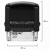 Штамп стандартный "ВХОД №", оттиск 38 х 14 мм, синий, TRODAT IDEAL 4911 DB - 1.22, 161488