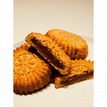 Печенье песочное DR.FINIK "Солнышко" с финиковой начинкой БЕЗ САХАРА, 700 г