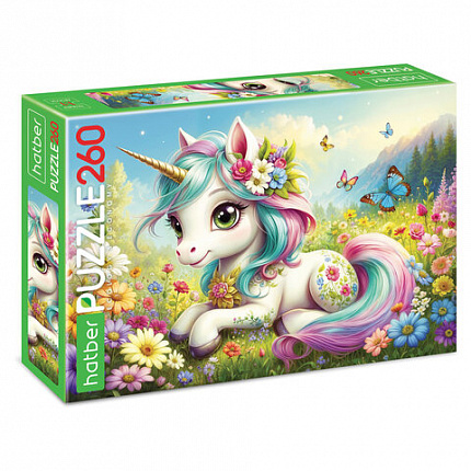 Пазл картонный "ВОЛШЕБНЫЕ МИРЫ" 260 элементов АССОРТИ, 220х330 мм, HATBER