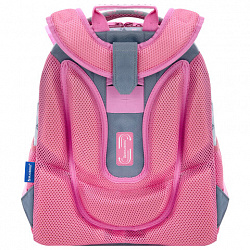 Ранец BRAUBERG UP, 2 отделения, с брелоком, "Милые коты", 36х28х15 см, 274667