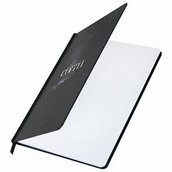 Блокнот с резинкой в клетку 96 л., А5 145х203 мм, твердая обложка, BRAUBERG, "Shadows", 116325