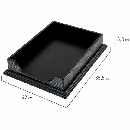 Набор настольный GALANT "Black Hawk" из дерева, 6 предметов, цвет "чёрный дуб", 238167