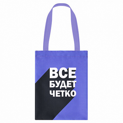 Сумка шоппер, полиэстер, 31х39 см, АССОРТИ, СШР-1